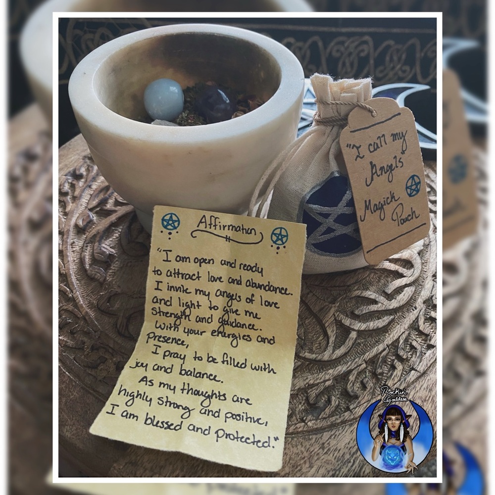 “Angelic Protection” Magick Pouch